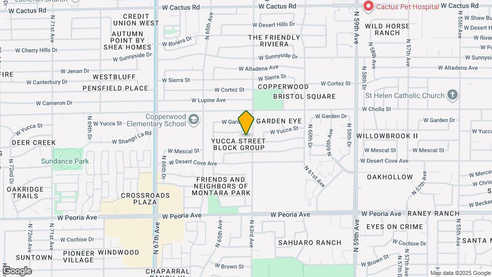 6308 W Shangri La Rd Map and Location Details