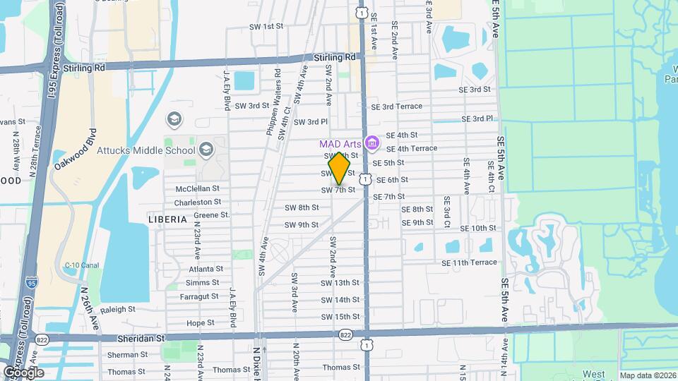 41 SW 7th St Map and Location Details
