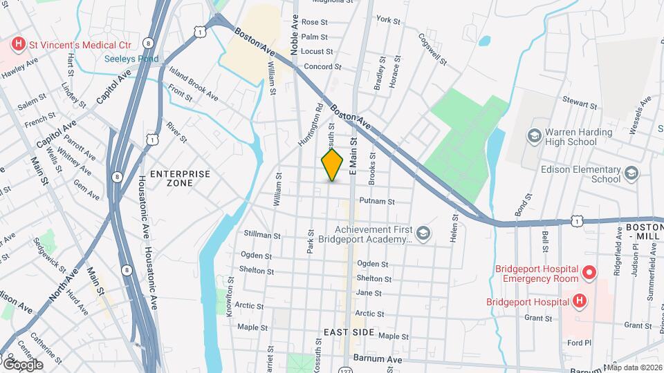 1218 Kossuth St, Unit 2 Map and Location Details