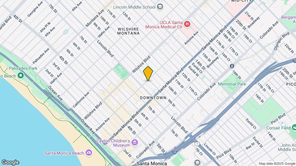 828 Arizona Ave Mapa y Detalles de la Ubicación