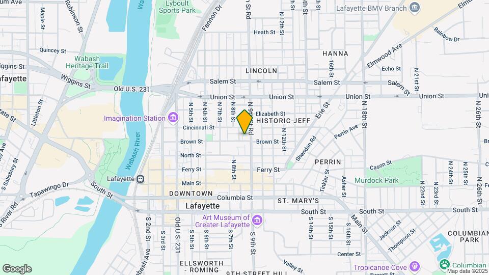 804-806 Brown St Mapa y Detalles de la Ubicación