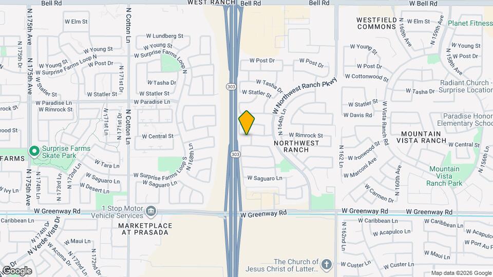 16647 W Rimrock St Map and Location Details