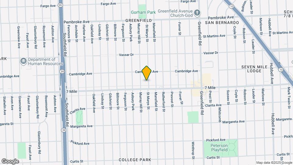 19141 St Marys St Map and Location Details