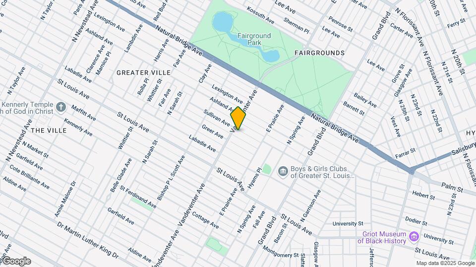 3856 Sullivan Ave Mapa y Detalles de la Ubicación