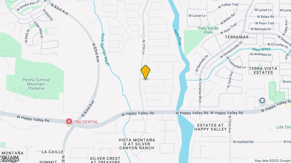 7721 W Saddlehorn Rd Map and Location Details