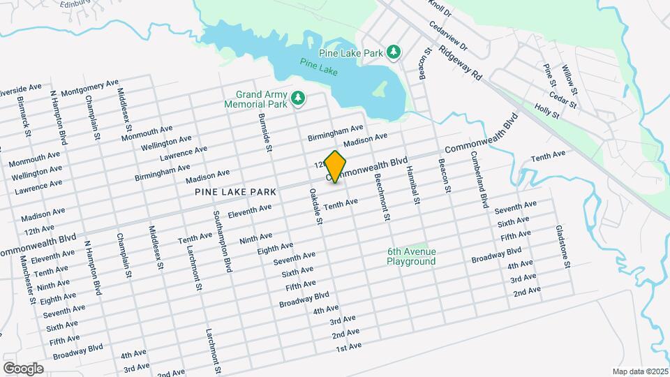 1533 Eleventh Ave Map and Location Details