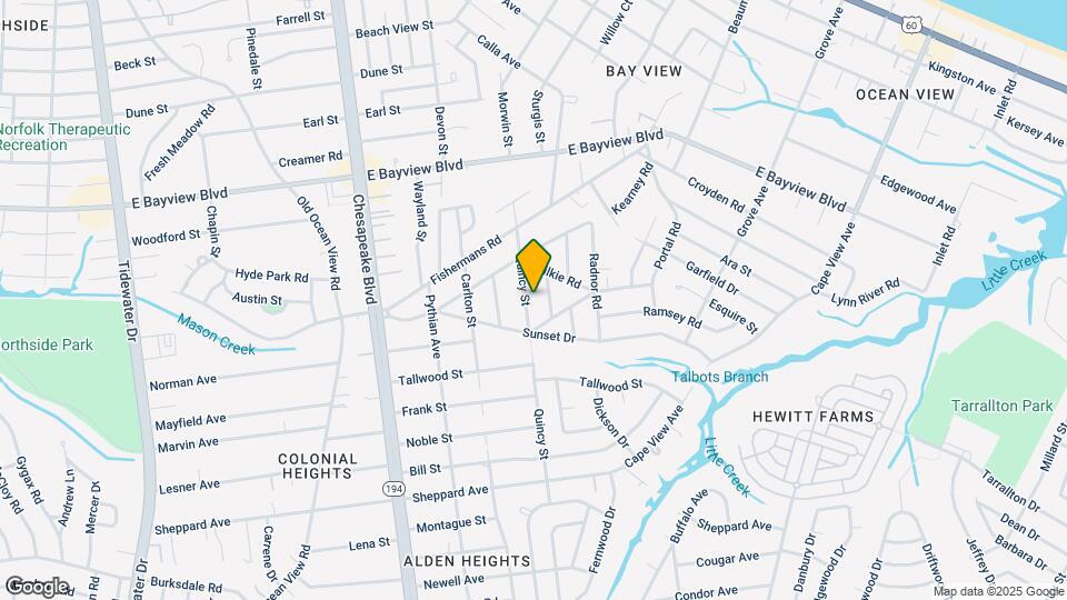 8458 Quincy St Map and Location Details