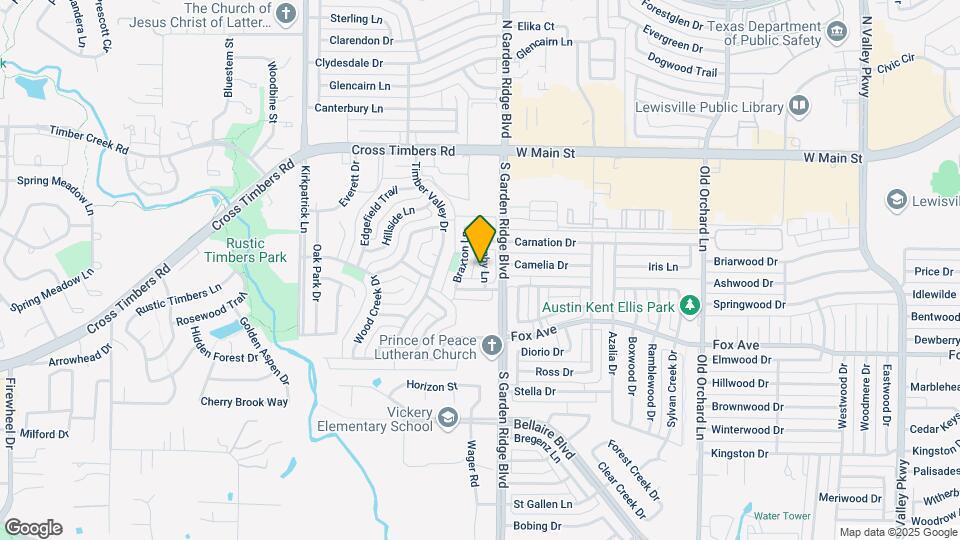 3817 Granby Ln Map and Location Details