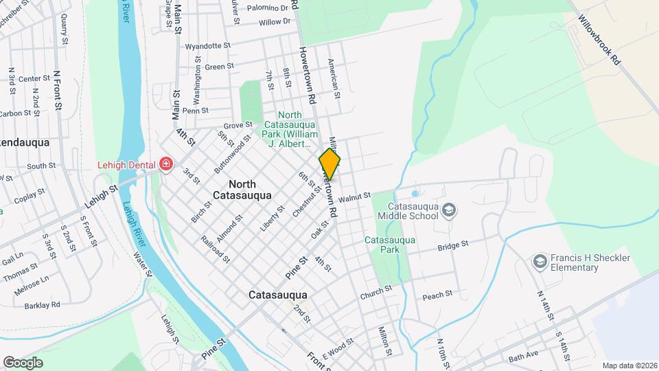 1019 Howertown Rd Map and Location Details