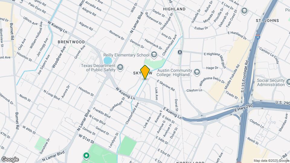 5800 Chesterfield Ave Map and Location Details