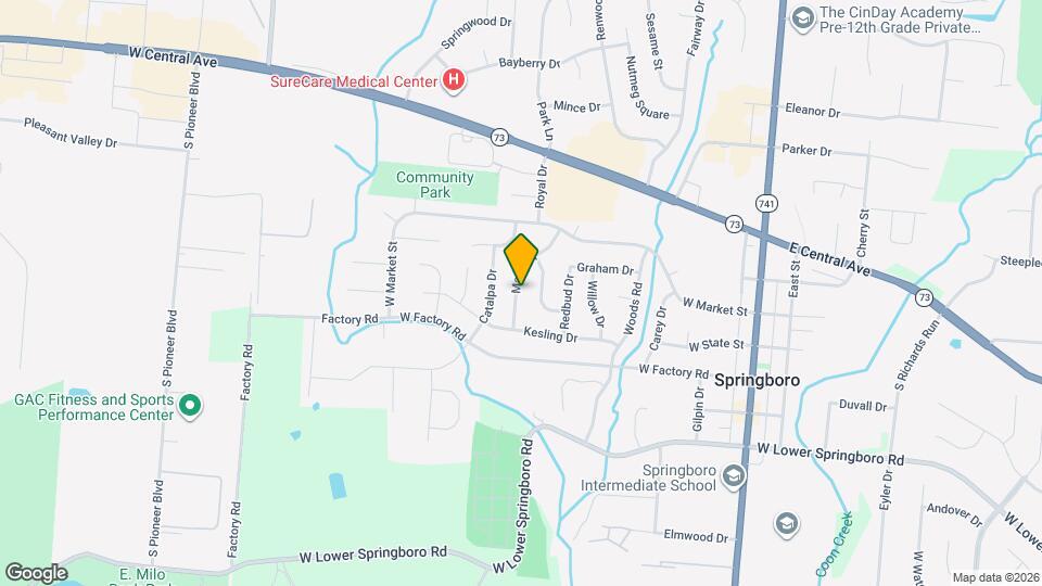 140 Maple Dr Mapa y Detalles de la Ubicación