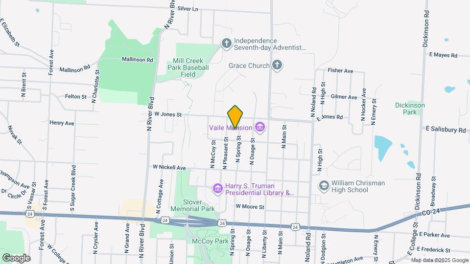 1514 N Spring St Map and Location Details