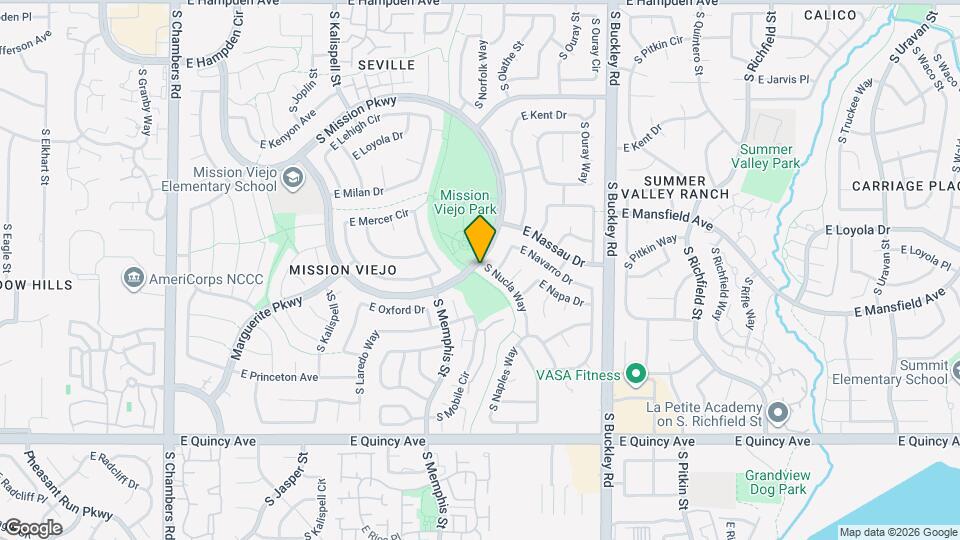 4039 S Nucla Way Map and Location Details