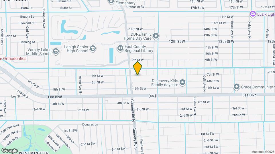 4323 7th St W Map and Location Details