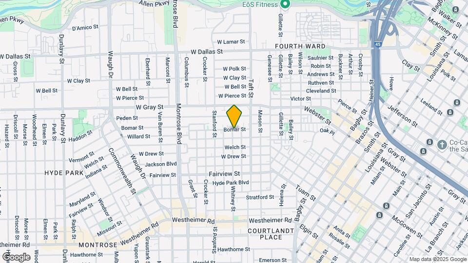 1901 Whitney St Map and Location Details