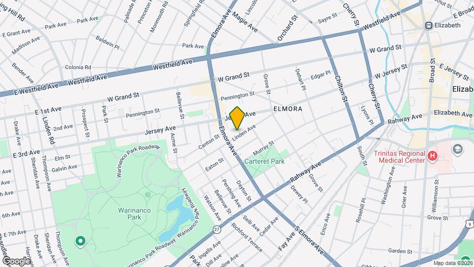 529 Linden Ave Mapa y Detalles de la Ubicación