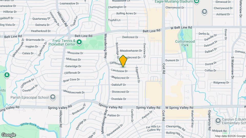 7431 Larchview Dr Map and Location Details