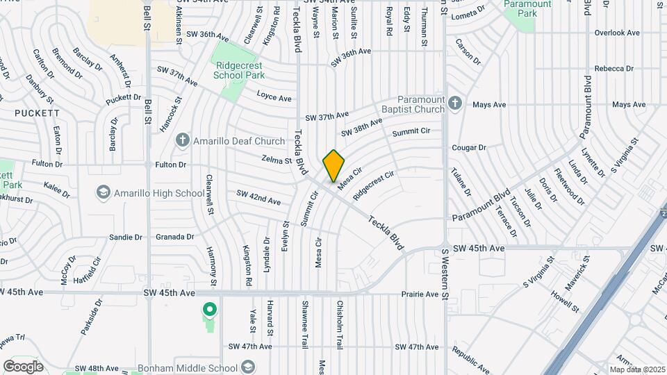 4336 Mesa Cir Map and Location Details