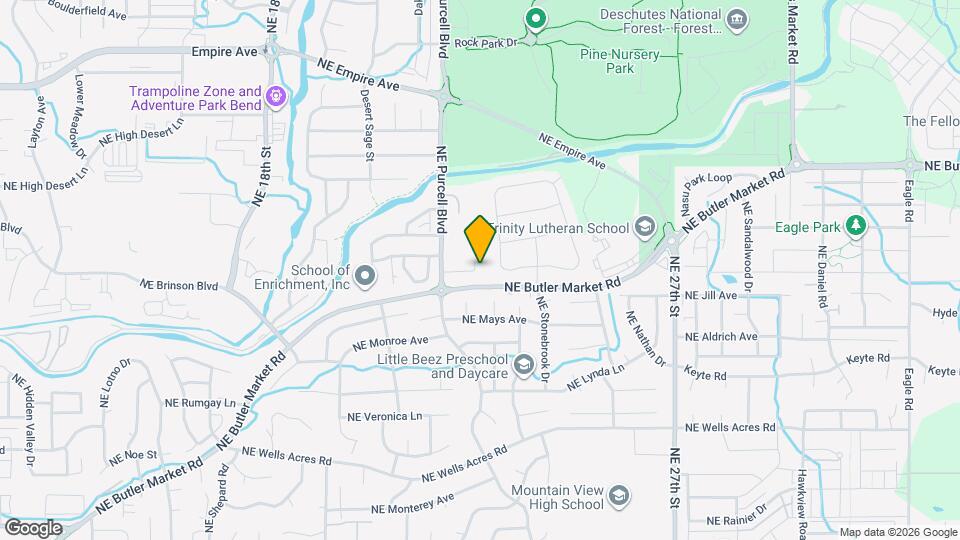 2197 NE Castle Ave Map and Location Details