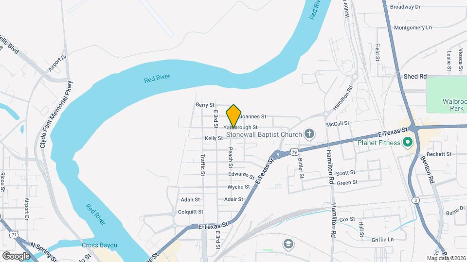 504 Yarborough St Map and Location Details