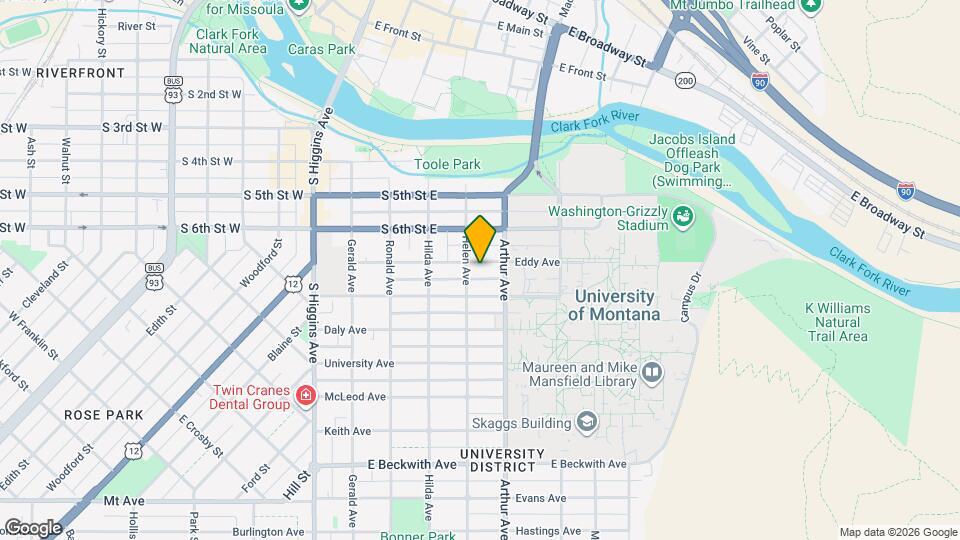 511 Eddy Ave Mapa y Detalles de la Ubicación
