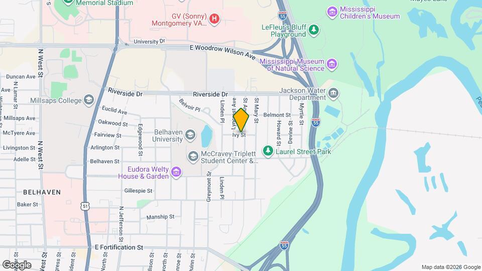1623 Ivy St, Unit A Mapa y Detalles de la Ubicación