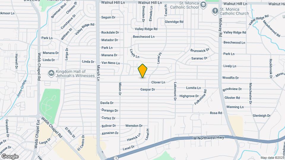 3879 Clover Ln Map and Location Details