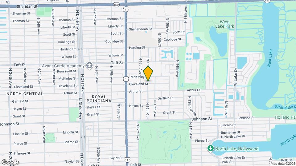 1401 N 16th Ct Map and Location Details