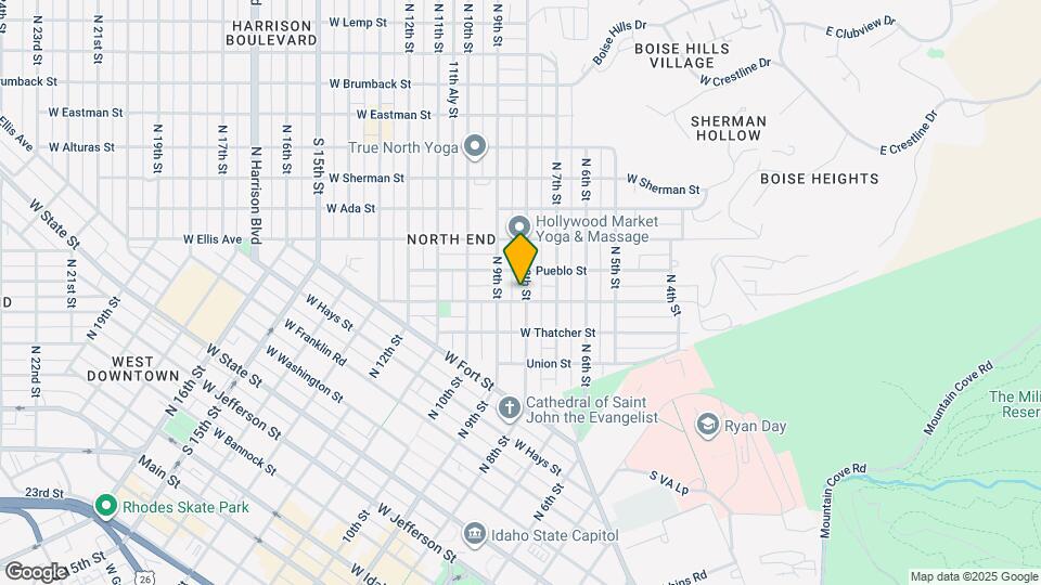 1203 N 8th St Map and Location Details