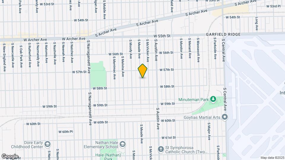 5735 S Meade Ave, Unit 1 Map and Location Details