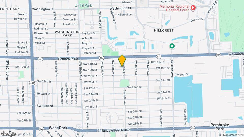 1850 SW 48th Ave Mapa y Detalles de la Ubicación