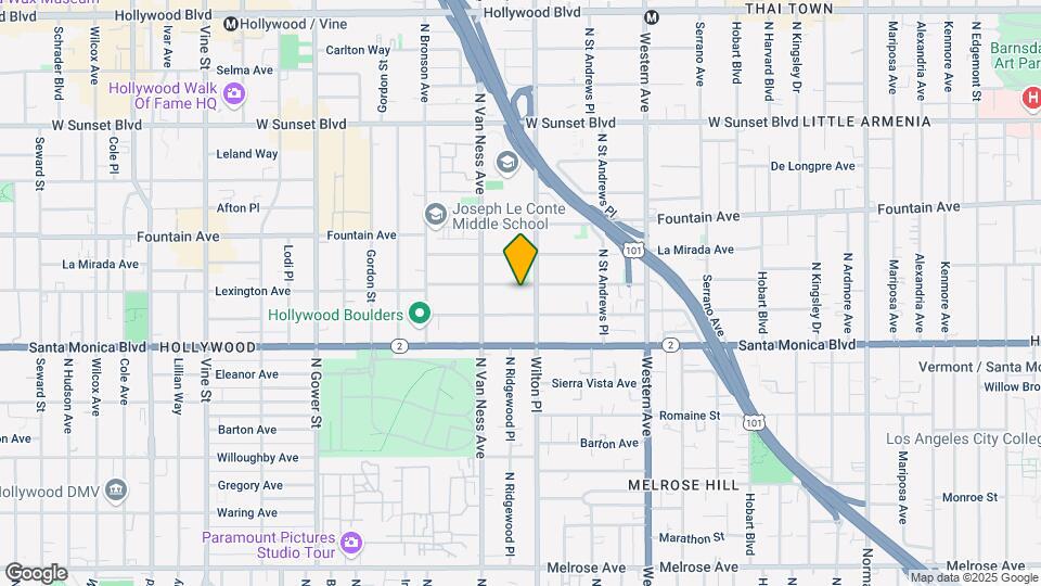 5716 Lexington Ave Map and Location Details