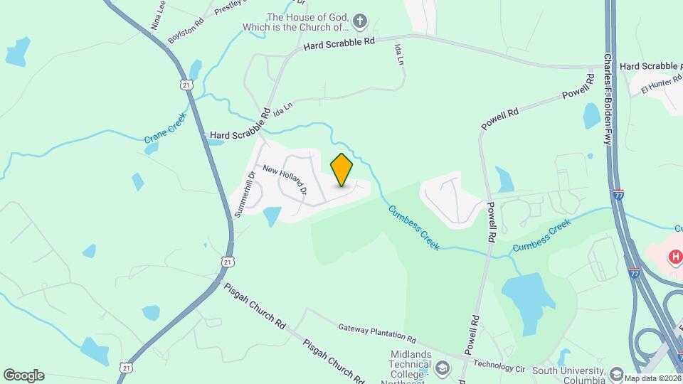 612 Summerhill Dr Map and Location Details