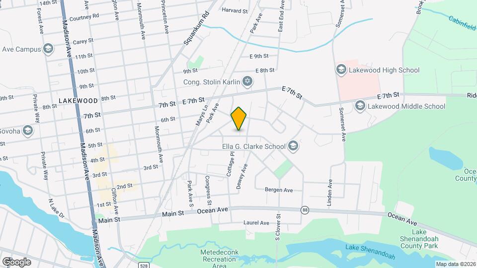 229 E 5th St Map and Location Details