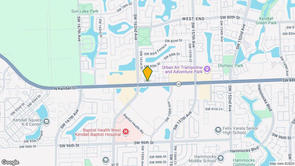 16060 SW 87th Terrace Map and Location Details