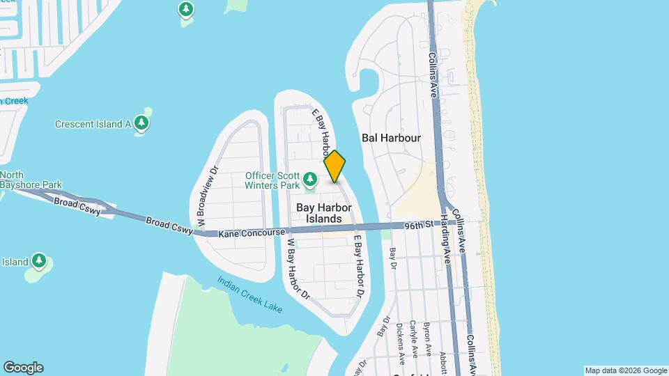 9850 E Bay Harbor Dr Map and Location Details