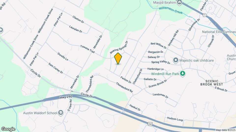 7701 Crackling Creek Dr Map and Location Details