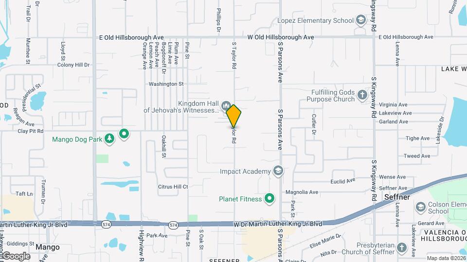 901 S Taylor Rd Map and Location Details