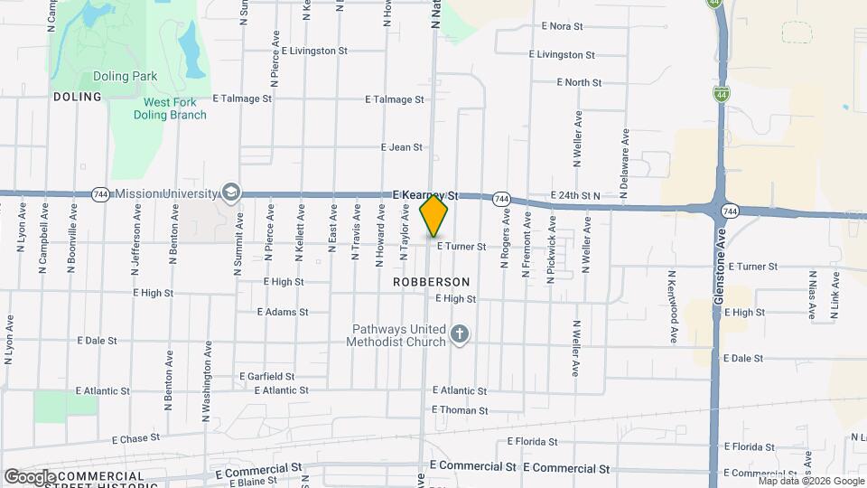 2304 N National Ave Map and Location Details