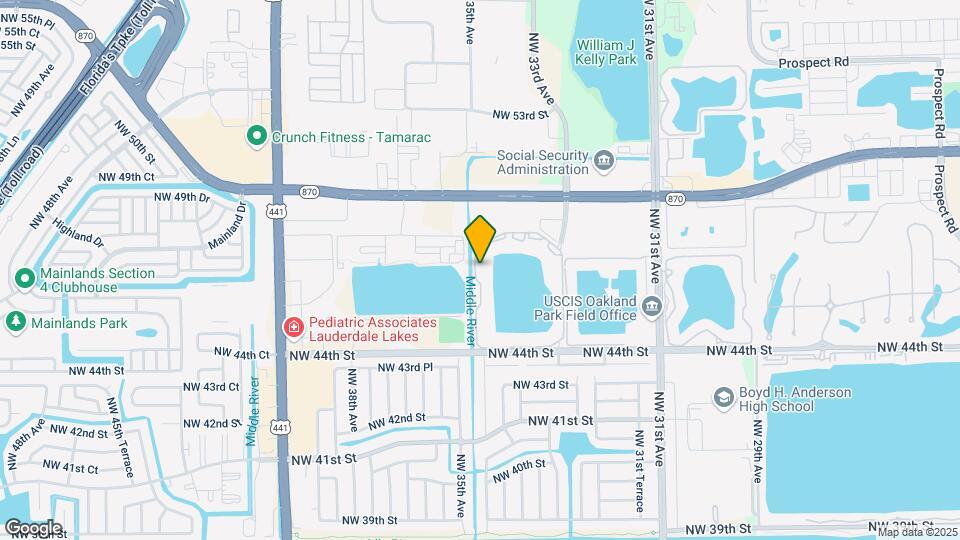 3437 NW 44th St, Unit 108 Map and Location Details