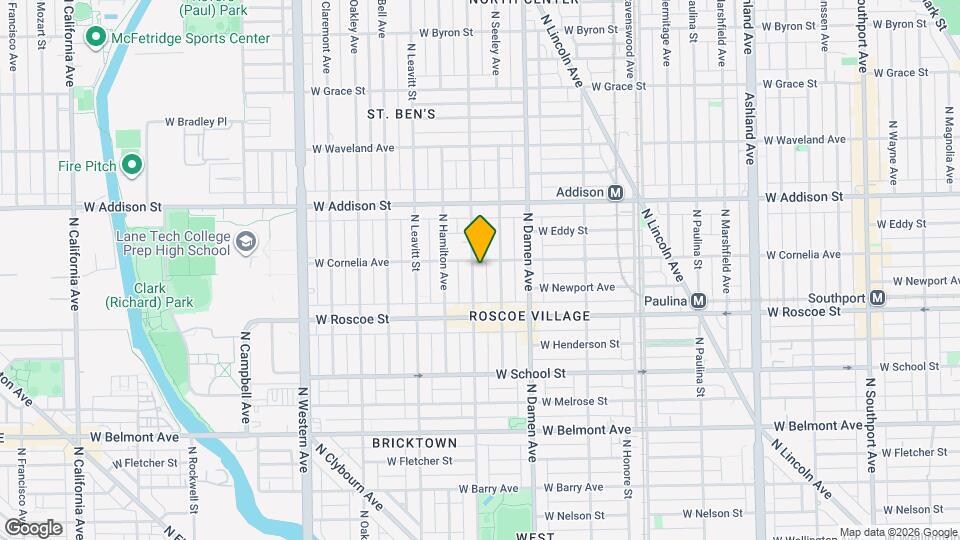 3451 N Hoyne Ave, Unit 1 Mapa y Detalles de la Ubicación