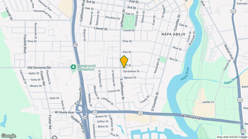 1770 Sycamore St Map and Location Details