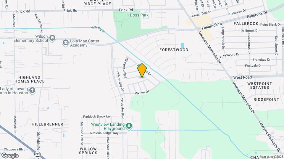 2622 Needles Throw Ln Map and Location Details