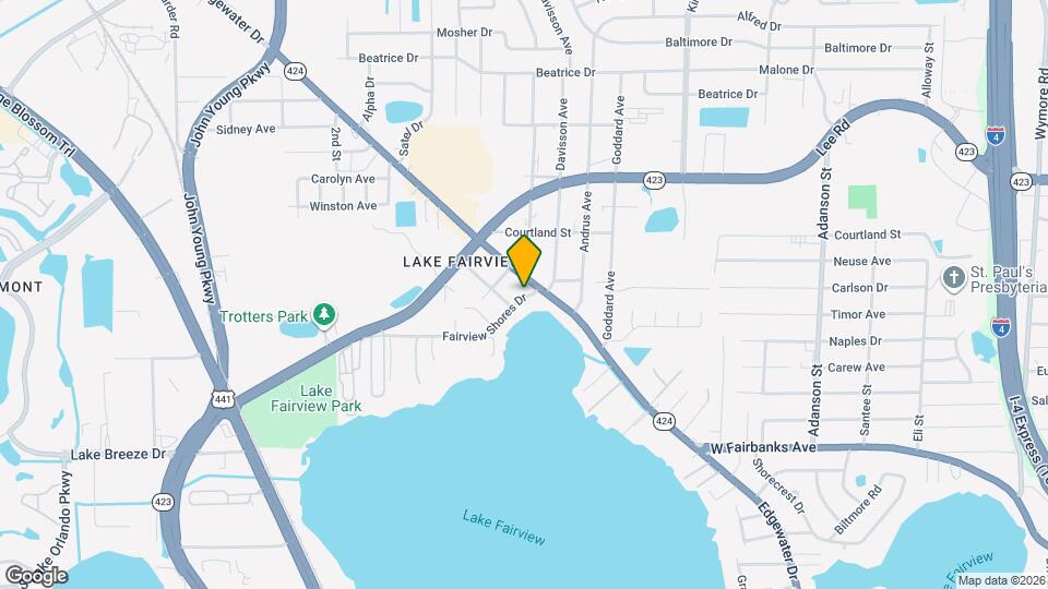 1709 Fairview Shores Dr Map and Location Details