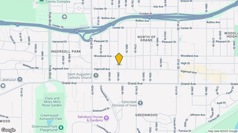 3831 Ingersoll Ave Map and Location Details