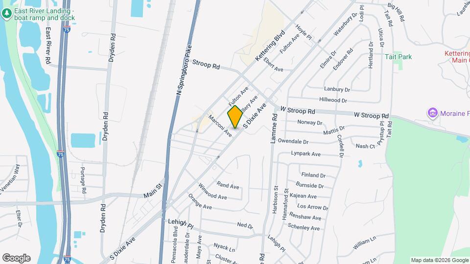 4139 S Dixie Dr Map and Location Details