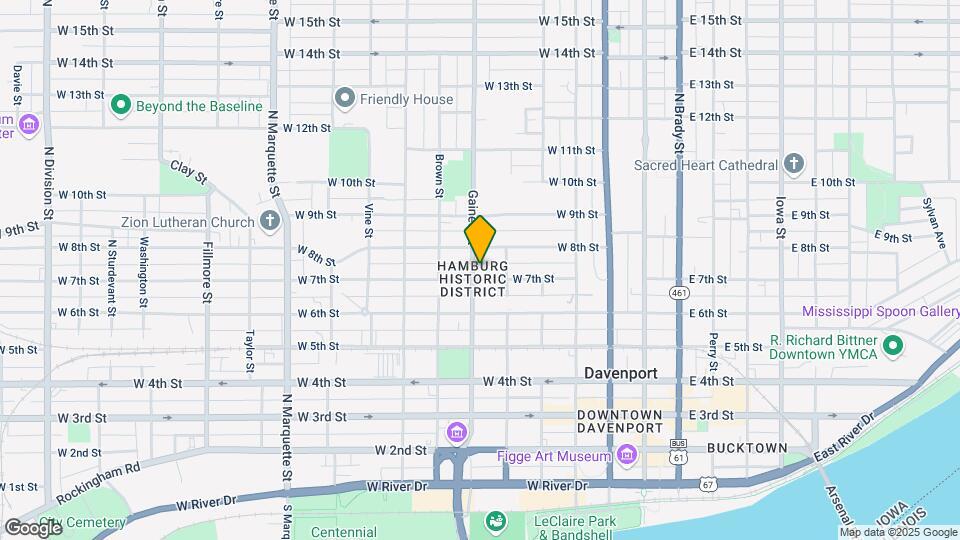 705 N Gaines St Map and Location Details