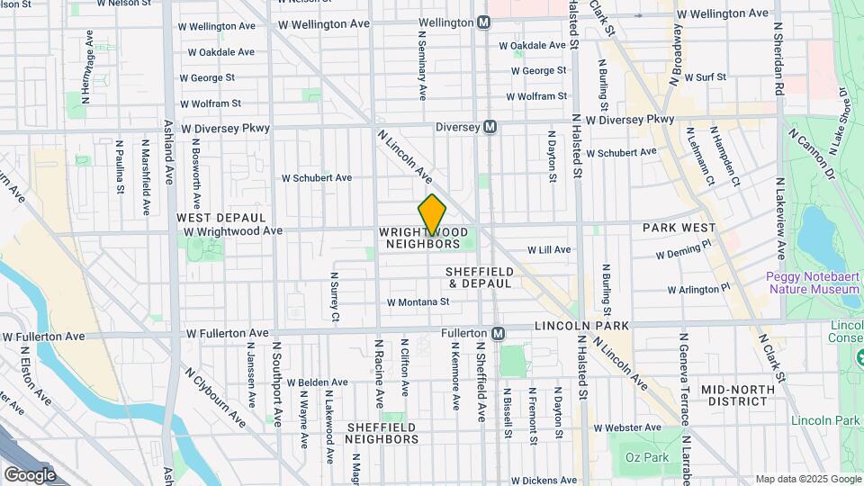 2541 N Seminary Ave, Unit 2 Map and Location Details