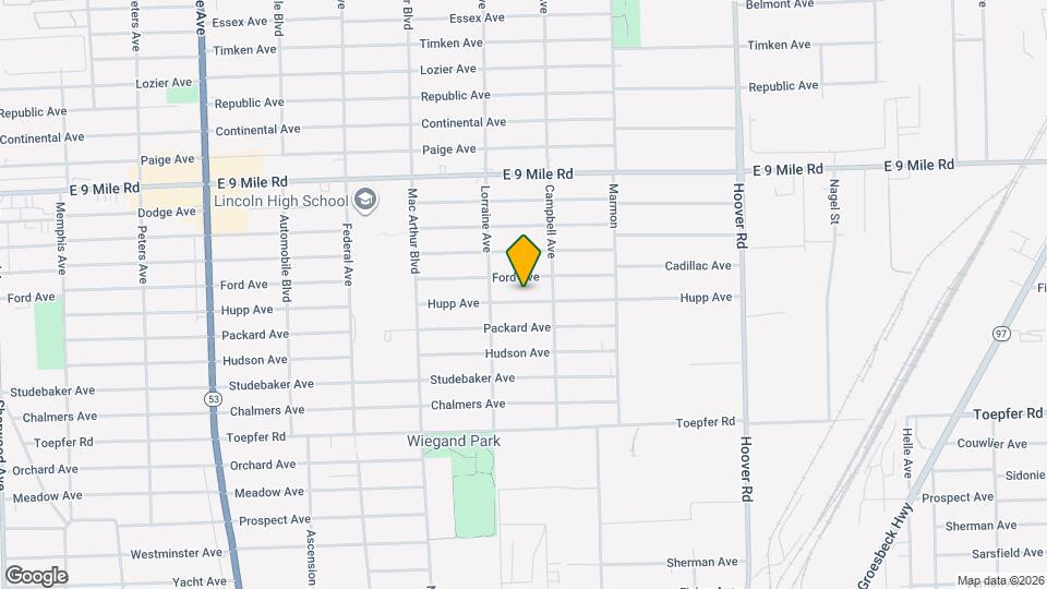 11067 Hupp Ave Map and Location Details