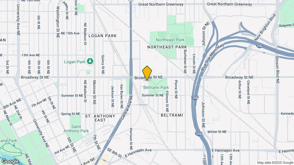 744 Polk St NE Map and Location Details
